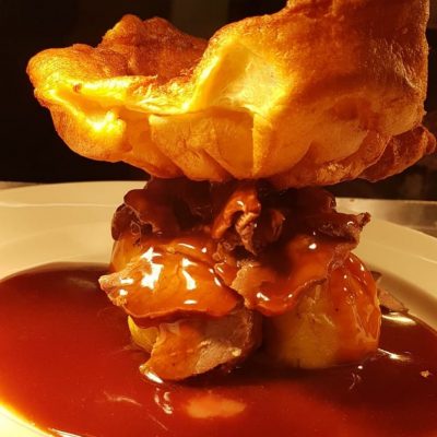 Waterside signature English Burrito Sunday roast